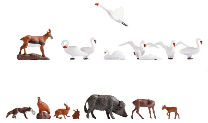 N16053 Wild Animals (45) Mega Economy Figure Set