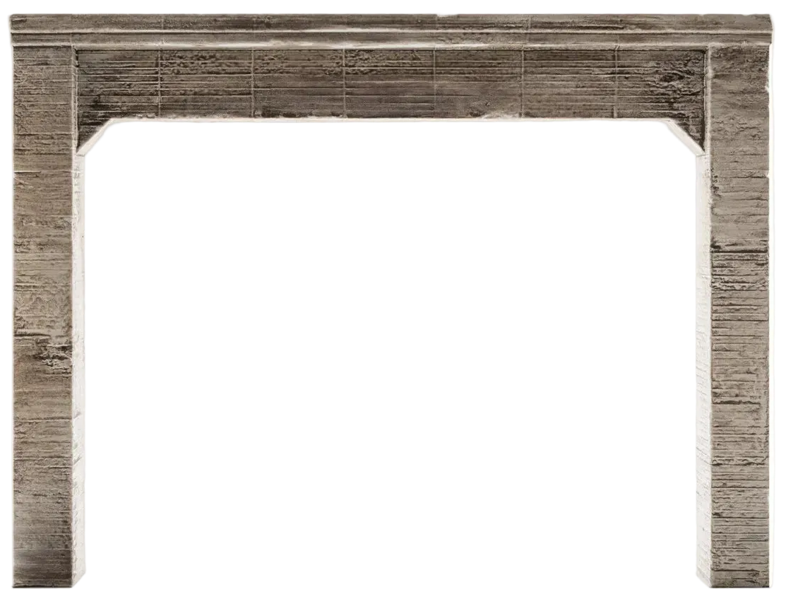 N58092 Double Track Hard Foam Concrete Portal