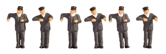 Steam Locomotive Drivers (6) Figure Set