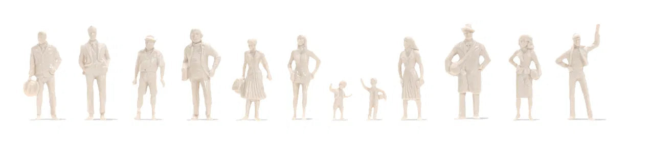 Unpainted Figure (72) Starter Set Model Kit