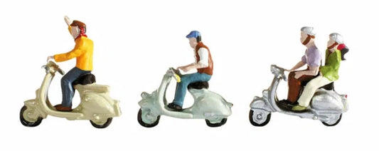 Scooter Riders (3) Figure Set