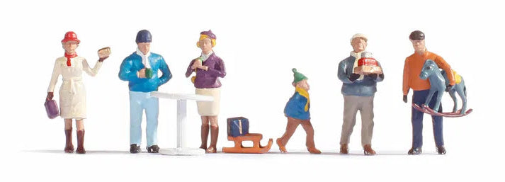 Christmas Market (6) Figure Set