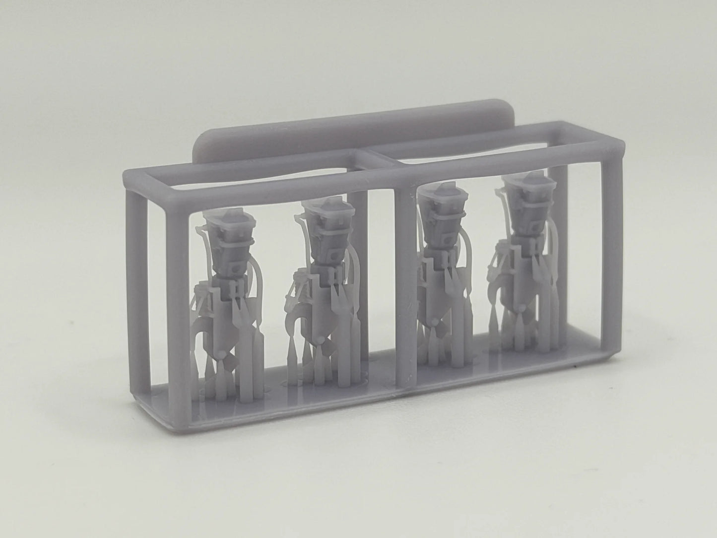 RRM178 OO Gauge Dummy Dellner Coupler (4 Pack) - Unpainted Model Kit