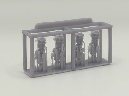 RRM178 OO Gauge Dummy Dellner Coupler (4 Pack) - Unpainted Model Kit