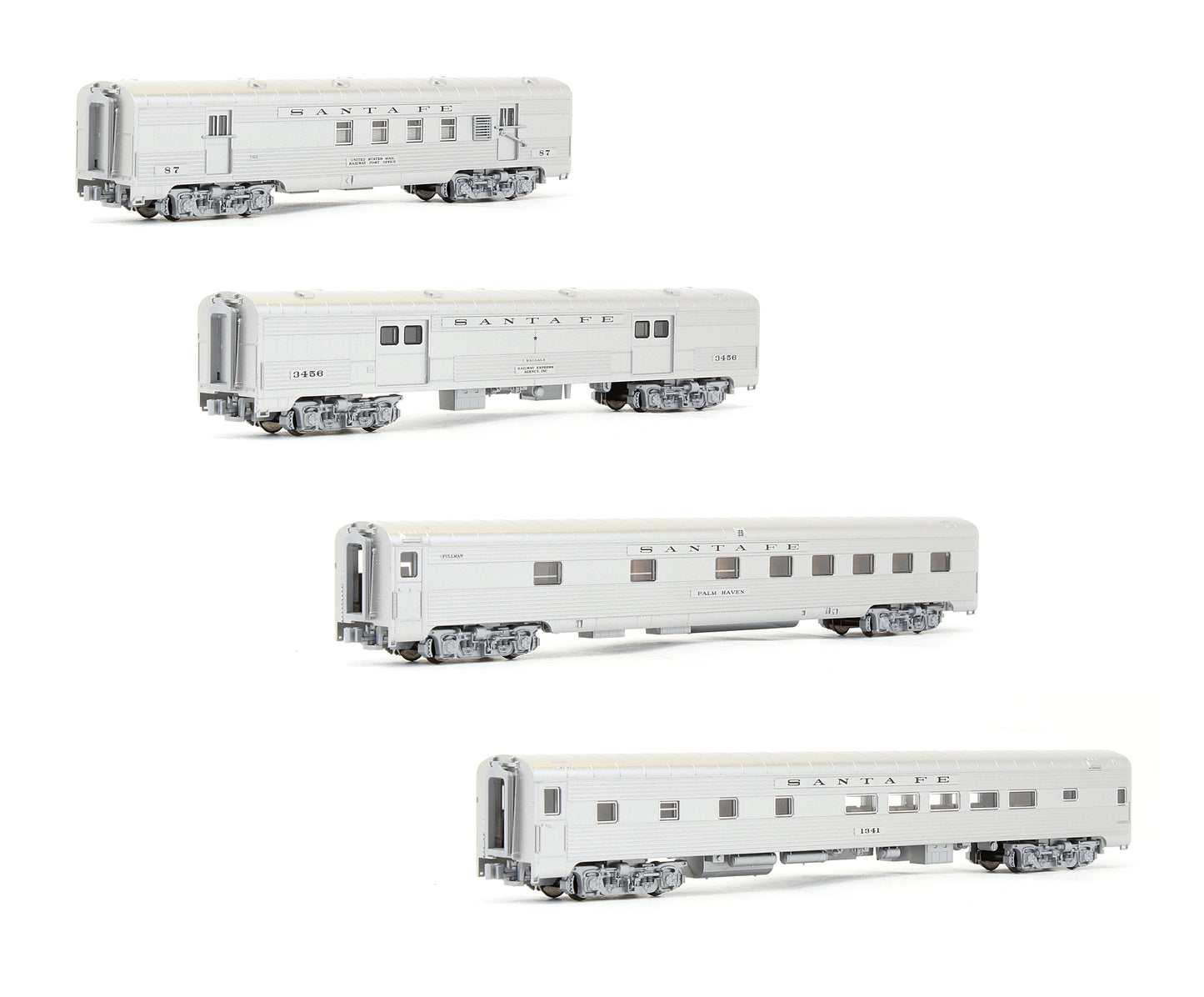Pre-Owned Santa Fe Super Chief 4 Car Set B