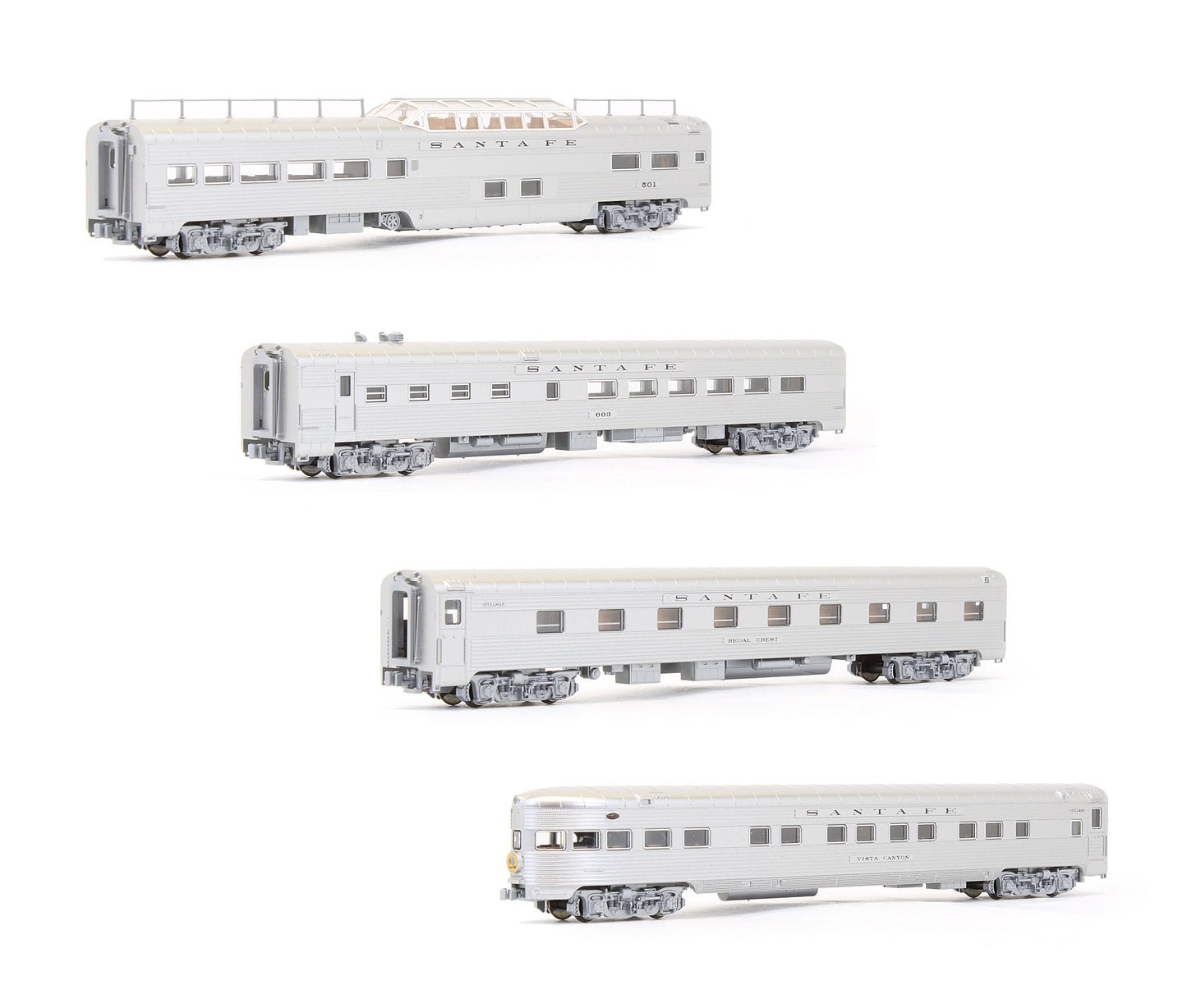Pre-Owned Santa Fe Super Chief 4 Car Set A