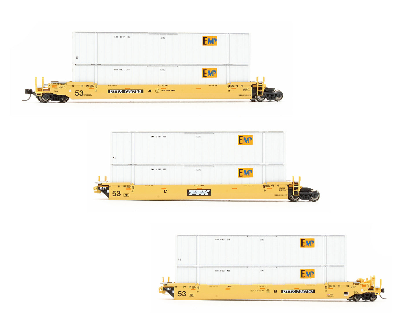 Pre-Owned Gunderson MAXI-IV Double Stack Car TTX No.1 - Road #732750