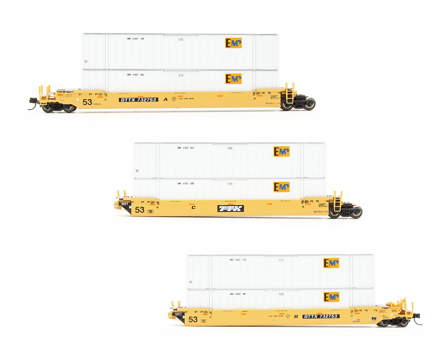 Pre-Owned Gunderson MAXI-IV Double Stack Car TTX No.2 - Road #732753