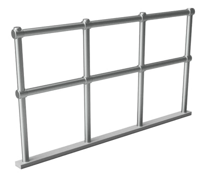 OO Gauge Safety Fencing (Pack of 12) - Unpainted