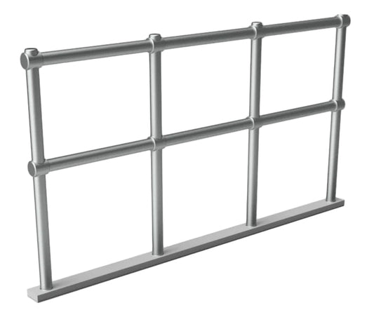 OO Gauge Safety Fencing (Pack of 12) - Unpainted