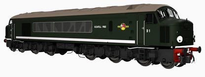 Class 44 D1 "Scafell Pike" Plain BR Green Diesel Locomotive