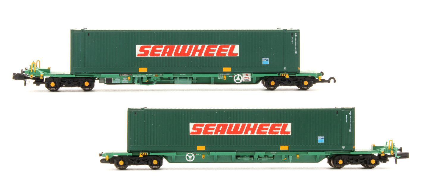 Pre-Owned Intermodal Bogie Wagons With 45' Containers 'Seawheel'