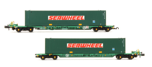 Pre-Owned Intermodal Bogie Wagons With 45' Containers 'Seawheel'