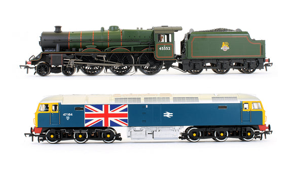 Pre-Owned Silver Jubilee Anniversary Limited Edition Two Locomotive Box Set