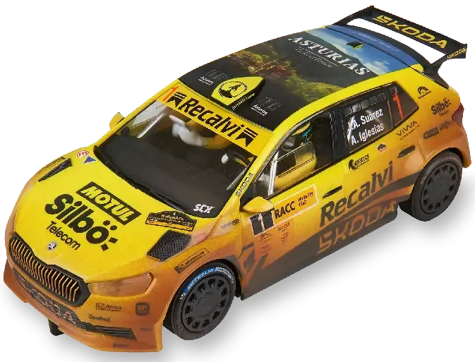 SCXU10565 Skoda Fabia WRC2 Cohete Suarez Mud Effect