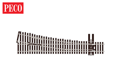 SLE8351 - Code 83 - HO Streamline 83' Line No.5 Right Hand Turnout (Electrofrog)
