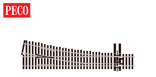 SLE8351 - Code 83 - HO Streamline 83' Line No.5 Right Hand Turnout (Electrofrog)