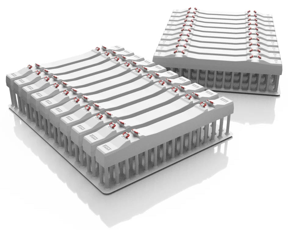 OO Gauge Concrete Sleepers (Pack of 20) - Unpainted