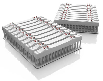 OO Gauge Concrete Sleepers (Pack of 20) - Unpainted