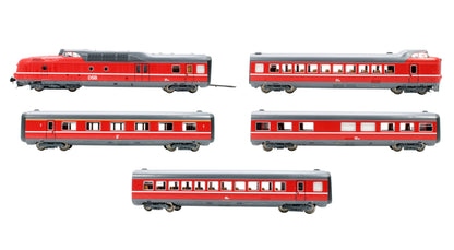 Pre-Owned 63059 DSB MA465 'Lyntog' 4 Car DMU - DCC Sound