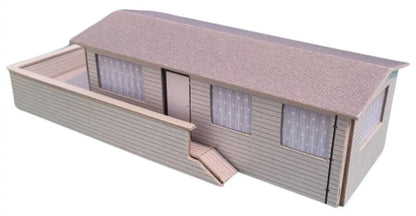 1:76 Scale Static Caravans Model Card Kit (Pack of 2)