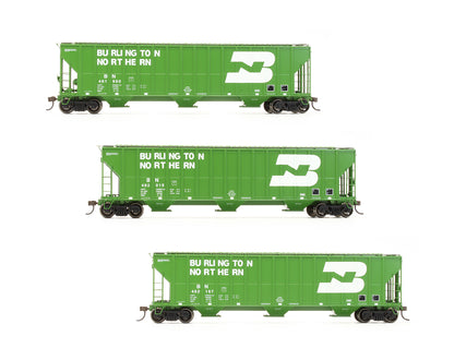Pre-Owned Set of 3 RTR FMC 4700 Covered Hoppers BN