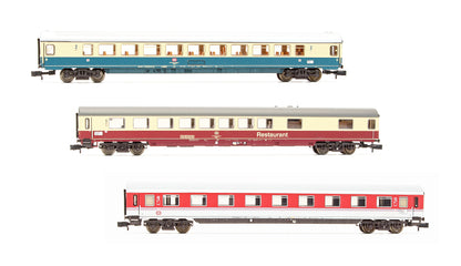 Pre-Owned Set Of 3 Assorted DB Passenger Coaches