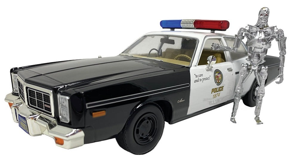 The Terminator (1984 Movie) 1977 Dodge Monaco with T800 Figure