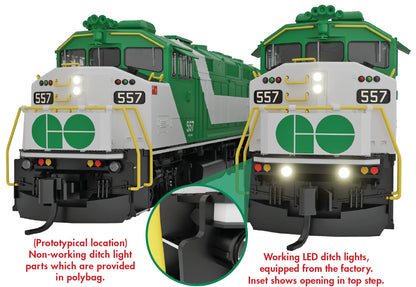 N GMDD F59PH (DC/Silent): GO Transit: #557