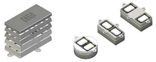 Speaker Set, Dual 11mmx15mm, with Modular Soundbox Kit for 28mm, 20mmx40mm, 16mmx35mm