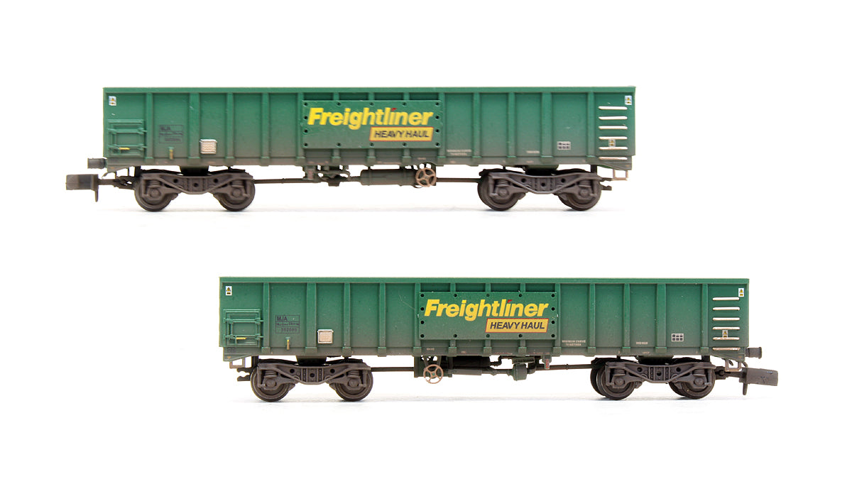 Pre-Owned MJA Freightliner Heavy Haul Box Van Twin Pack 502003 & 004 - Custom Weathered