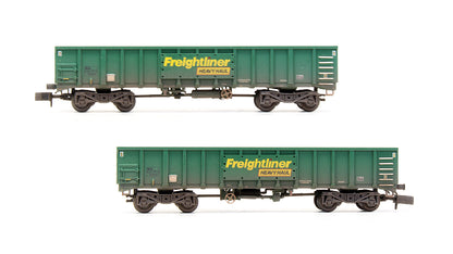 Pre-Owned MJA Freightliner Heavy Haul Box Van Twin Pack 502003 & 004 - Custom Weathered