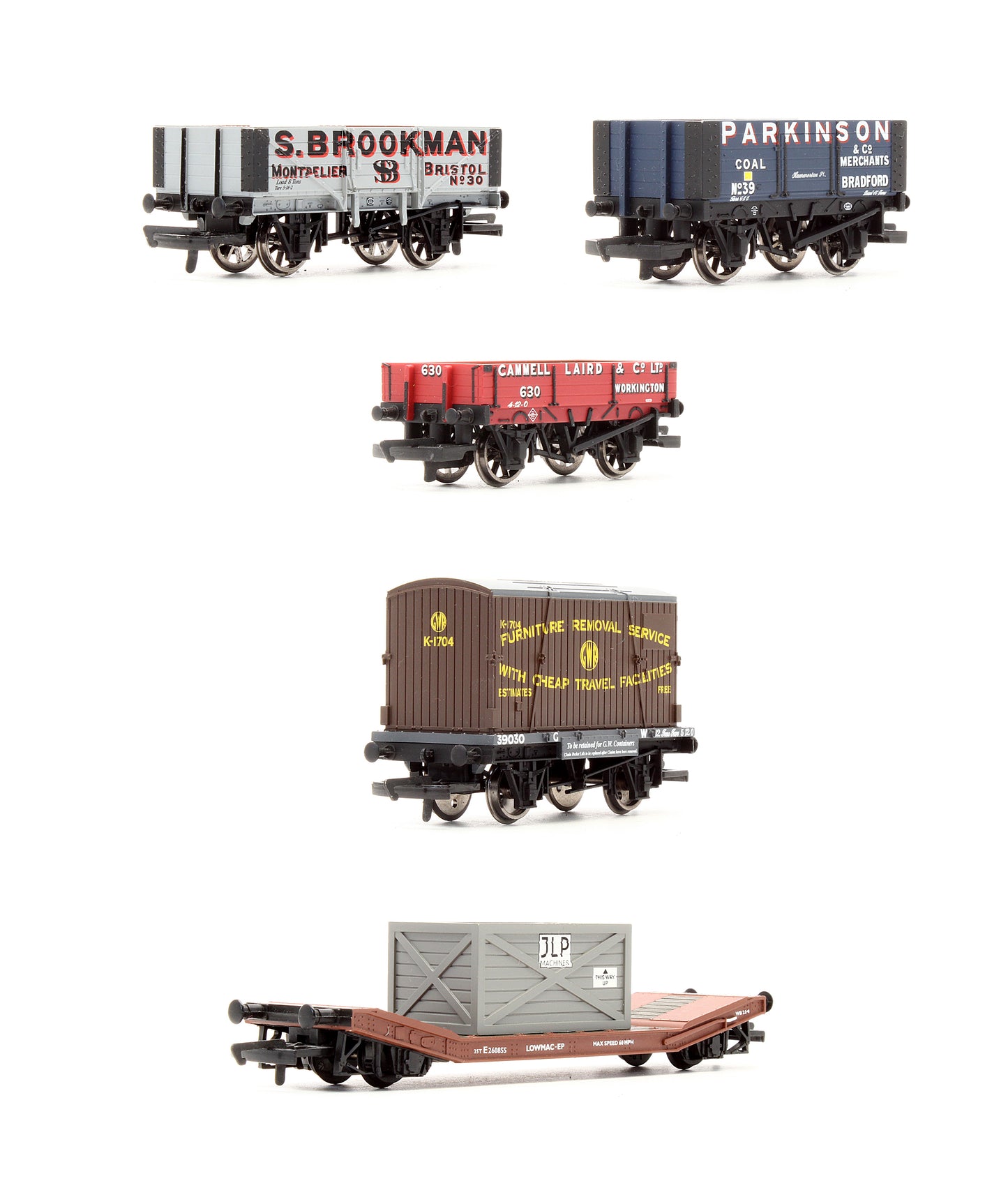 Pre-Owned R6228 Set Of 5 Assorted Goods Wagons