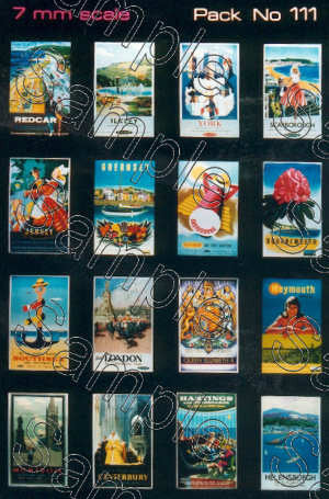 O Gauge BR Travel Posters Small