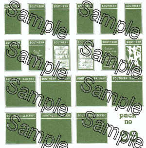 OO Gauge Southern Poster Boards