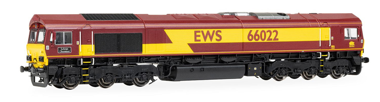 EWS Class 66 Lafarge Charnwood 66022 Diesel Locomotive