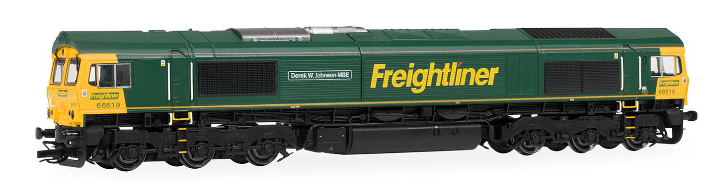 Freightliner Class 66 Derek W Johnson MBE 66619 Diesel Locomotive