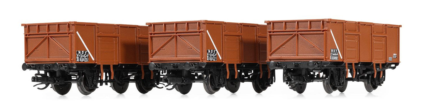 BR 21T Mineral wagon 313093, 313075 & 313127 Triple Pack