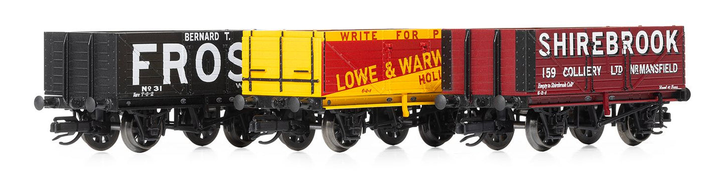 7 Plank Wagon Lowe & Warwick Bernard T Frost Shirebrook Triple Pack
