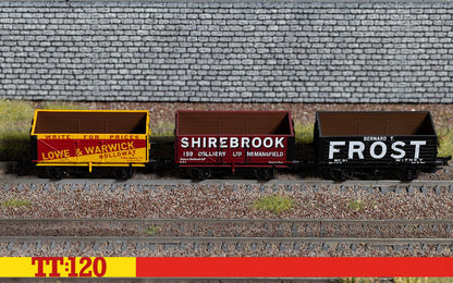 7 Plank Wagon Lowe & Warwick Bernard T Frost Shirebrook Triple Pack