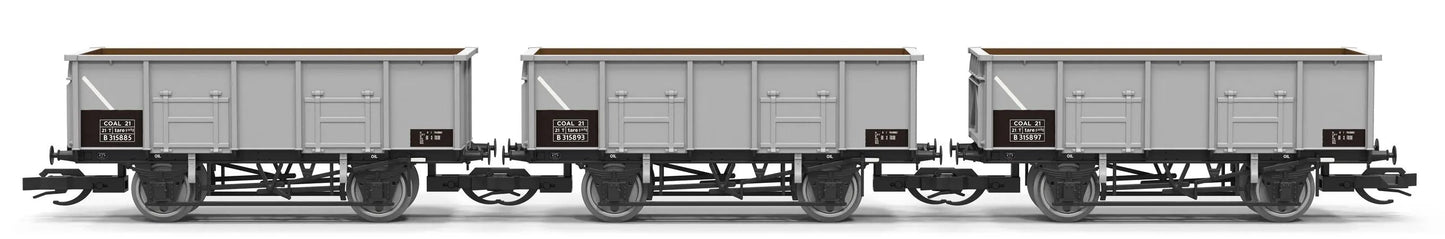 TT6061 BR MDO 21T Mineral wagon triple pack