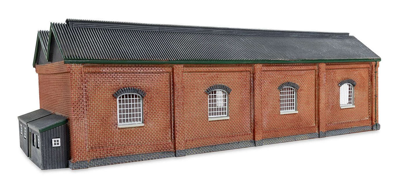 TT9019 Double Engine Shed - Red Brick Collection