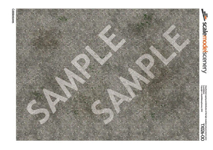 OO/HO Cobblestones Texture Paper (x5)