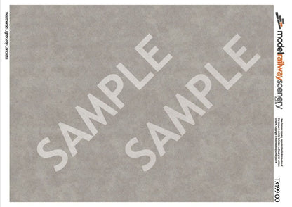 OO/HO Weathered Light Grey Concrete Texture Paper (x5)