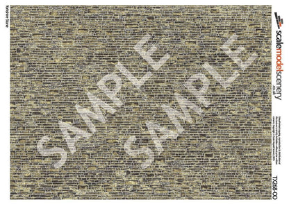 OO/HO Yorkshire Stone Texture Paper (x5)