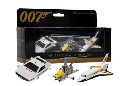 James Bond Air, Sea & Space Collection Triple Pack (Space Shuttle, Gyrocopter, Lotus Esprit)