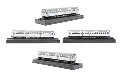 1962-Central Pre-Owned 1962 London Tube Stock Central Line 4 Car Set - Unpowered