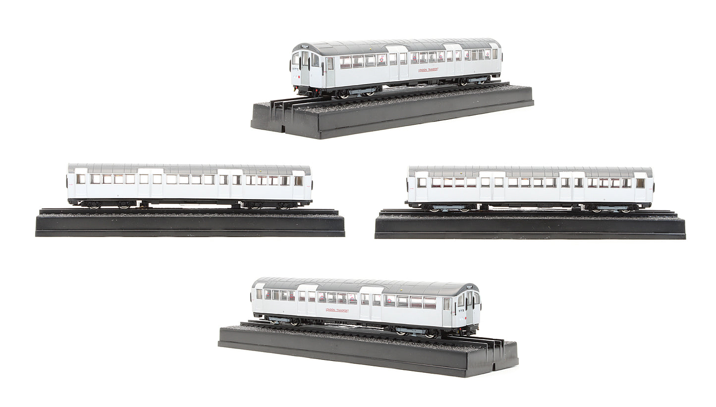 1959-Northern Pre-Owned 1959 London Tube Stock Northern Line 4 Car Set - Unpowered