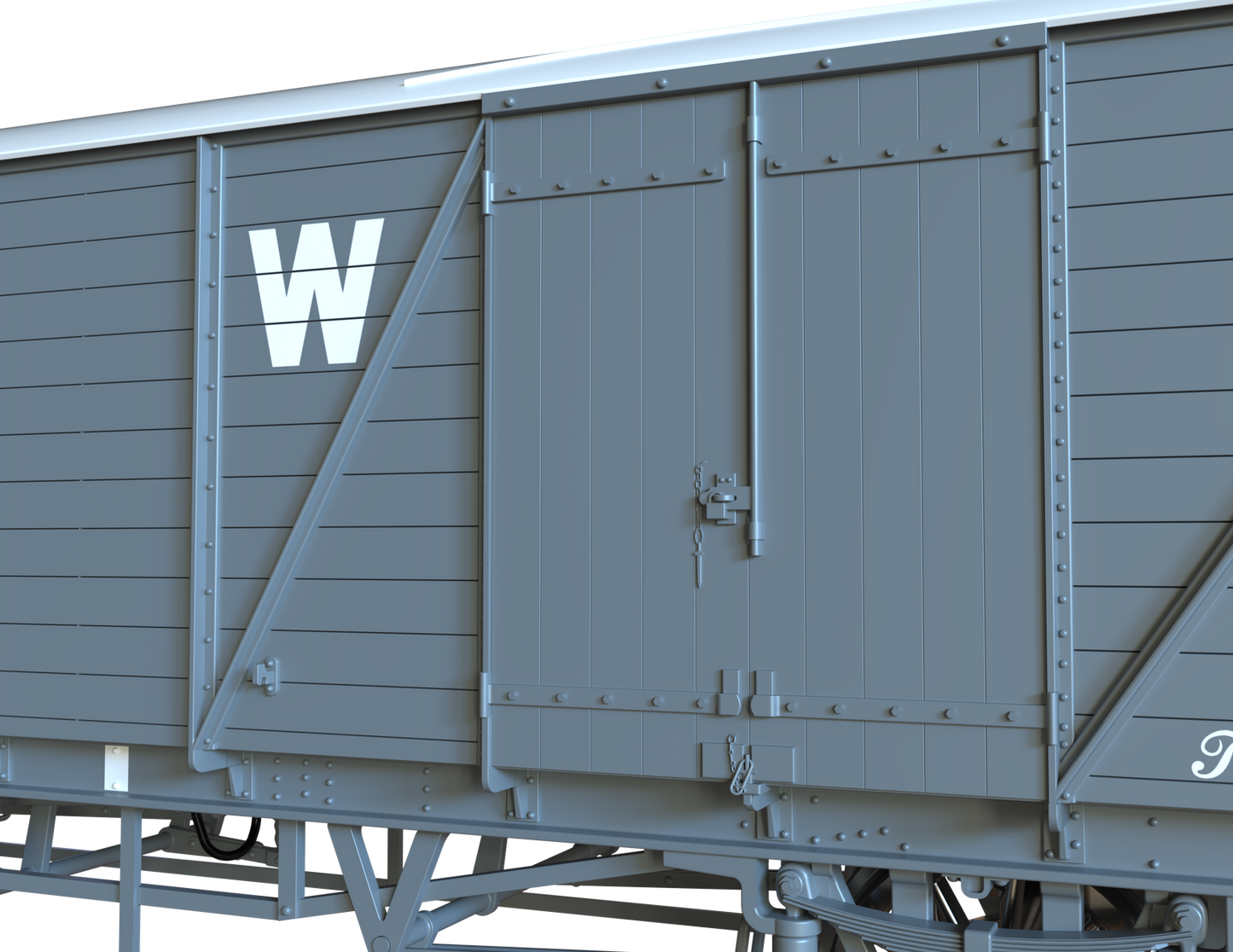 C3067 GWR Grey White Roof Pres. Mink G Van 112850