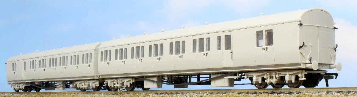 Dia E140 B Set - No.6453 & 6454 'Kingsbridge Branch No.2' GWR Wartime Brown Livery